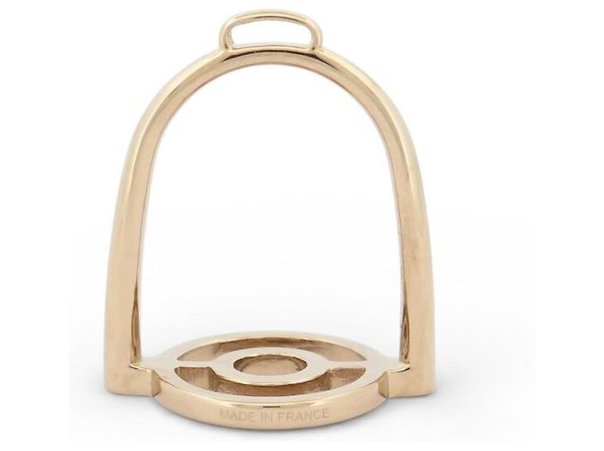 Ring Hermès NUOVO ANELLO PER SCIARPA HERMES ETRIER SAUMUR IN ACCIAIO DORATO D'oro - vista 2