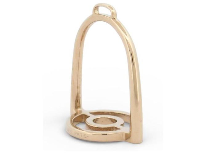 Ring Hermès NUOVO ANELLO PER SCIARPA HERMES ETRIER SAUMUR IN ACCIAIO DORATO D'oro - vista 3