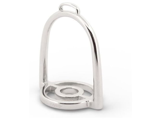 Hermès NEUER HERMES ETRIER SAUMUR PALLADIUM SCHALRING Silber - Ansicht 3
