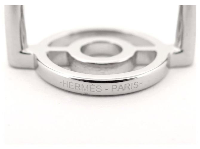 Hermès NEUER HERMES ETRIER SAUMUR PALLADIUM SCHALRING Silber - Ansicht 4