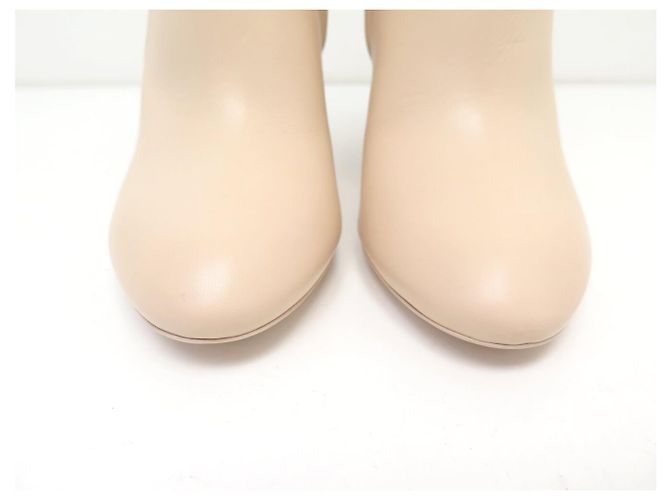 NUEVAS BOTAS LOUIS VUITTON SILUETA 37 TACONES DE PITÓN Crudo - vista 6