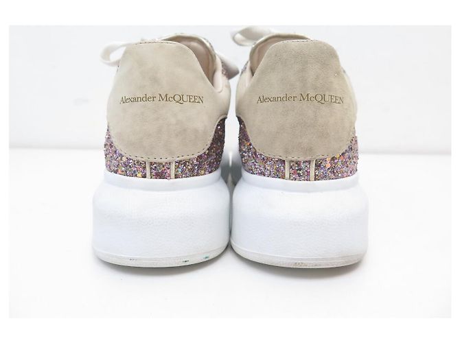 Alexander Mcqueen SCARPE ALEXANDER MC QUEEN OVERSIZE GLITTER DISCO 558944 37 IT 38 FR Multicolore - vista 5