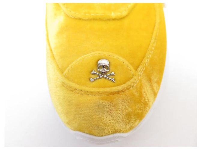 NEUE PHILIPP PLEIN RUNNER SAMT GELB GRÖSSE 37 IT 38 FR - Ansicht 9