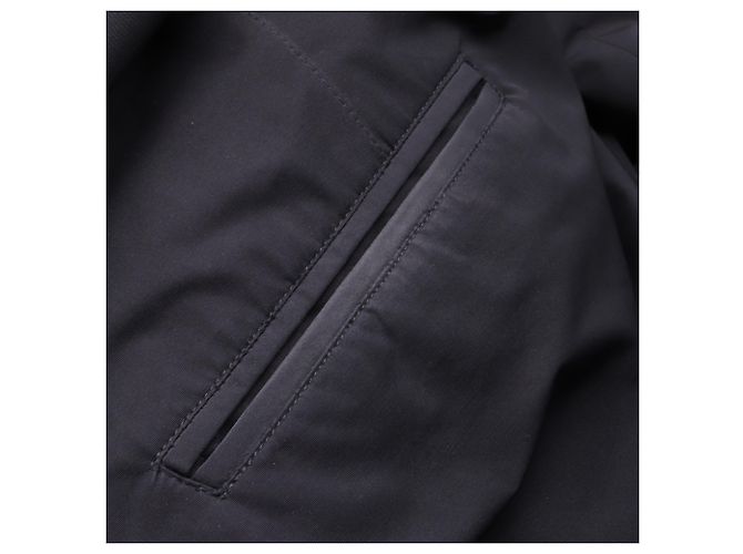 Cappotto imbottito Moncler in cotone nero - vista 10