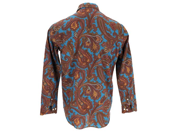 Chemise à imprimé paisley Etro en coton multicolore - vue 3
