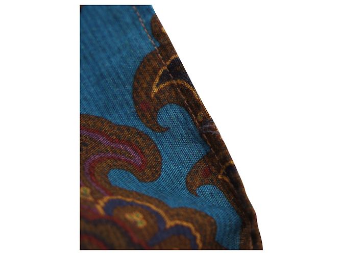 Chemise à imprimé paisley Etro en coton multicolore - vue 7