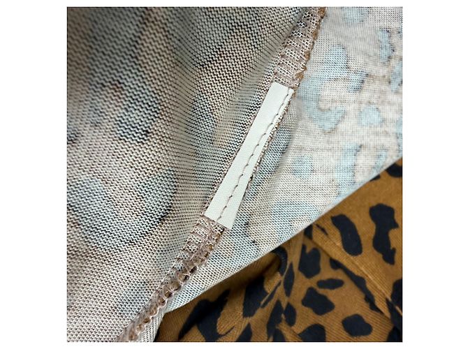 Vestido envolvente estampado en seda con estampado animal de Diane von Furstenberg - vista 5