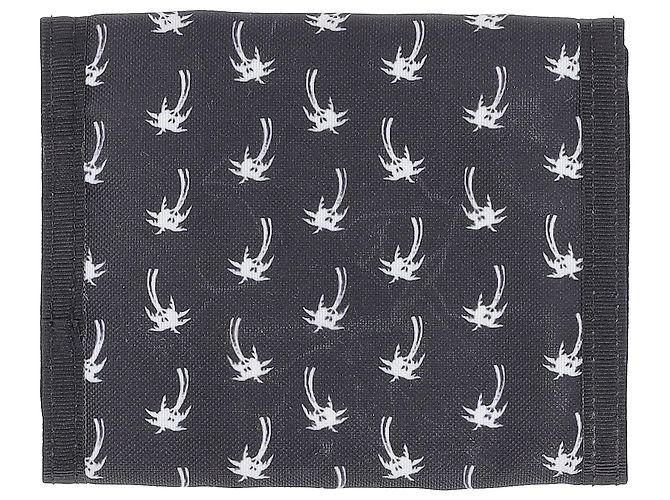 Saint Laurent Palm Tree Tri-Fold Wallet in Black Nylon - view 2