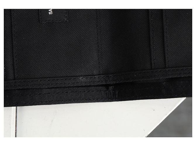 Saint Laurent Palm Tree Tri-Fold Wallet in Black Nylon - view 8