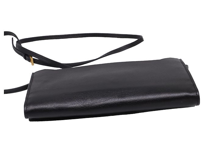 Borsa Clutch Natalia di Tom Ford in pelle nera Nero - vista 5