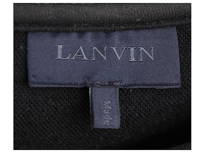 Lanvin bedruckter Pullover aus schwarzer Baumwolle - Ansicht 4