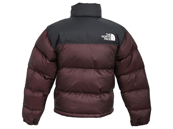 Giacca Nuptse Retro 1996 The North Face in Nylon Marrone - vista 3