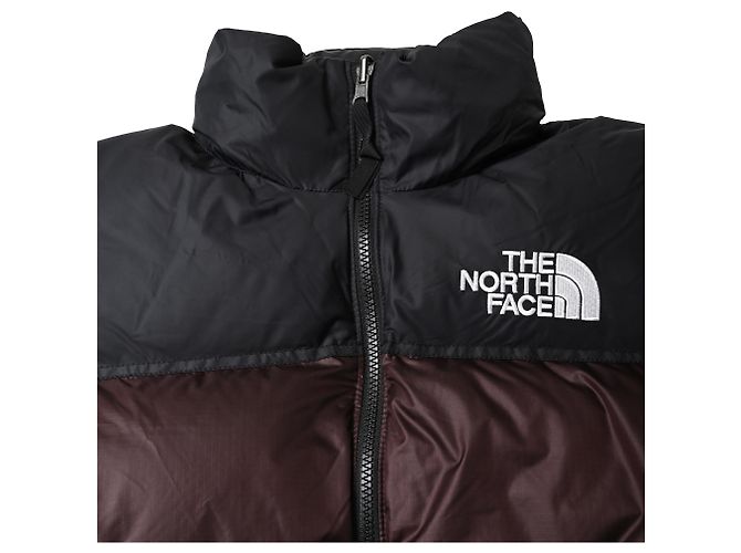 Giacca Nuptse Retro 1996 The North Face in Nylon Marrone - vista 5