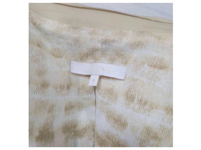 Roberto Cavalli Animalier Y2K Jacke Beige - Ansicht 3