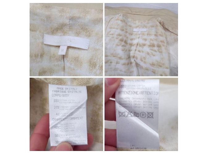 Roberto Cavalli Animalier Y2K Jacke Beige - Ansicht 8
