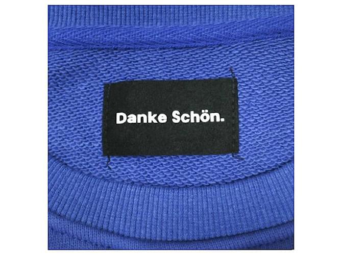 Autre Marque Danke Schon A4 Baumwoll-Sweatshirt Blau - Ansicht 6