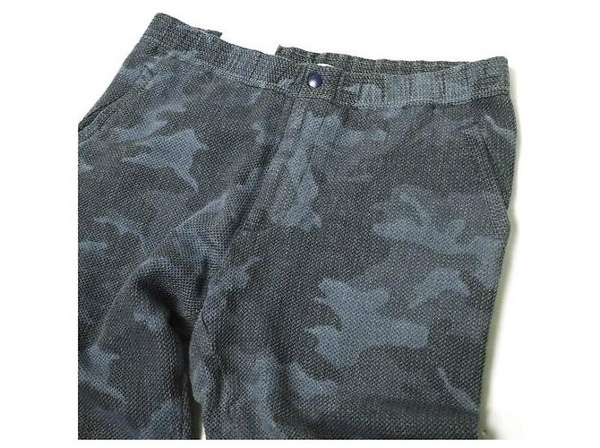 Autre Marque PANTALONES DE ALGODÓN FÁCILES HONEYCOMB Azul - vista 4