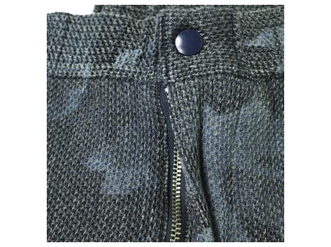Autre Marque PANTALONI IN COTONE FACILI HONEYCOMB Blu - vista 5