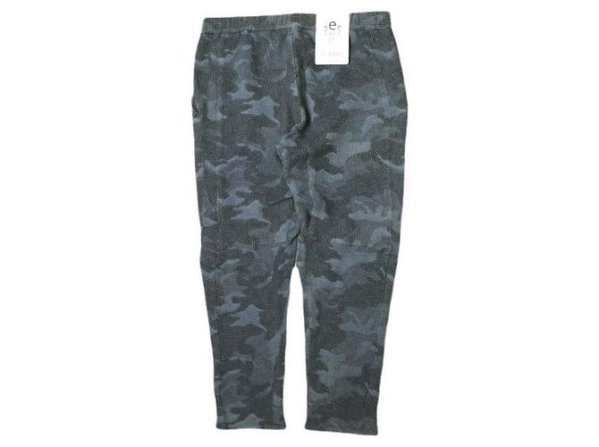 Autre Marque PANTALONES FÁCILES HONEYCOMB DE ALGODÓN Azul - vista 2