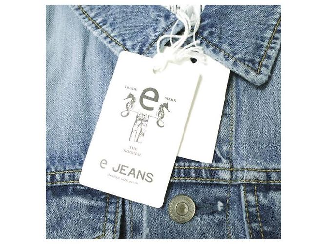 Autre Marque Chaqueta de mezclilla de algodón JEANS 3rd Azul - vista 3
