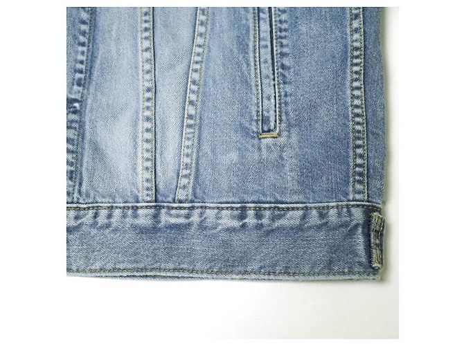 Autre Marque Chaqueta de mezclilla de algodón JEANS 3rd Azul - vista 6