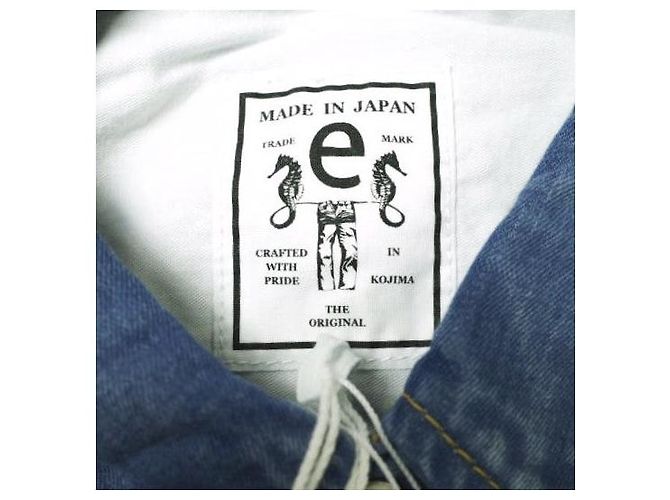 Autre Marque Camisa de denim e JEANS Azul - vista 4