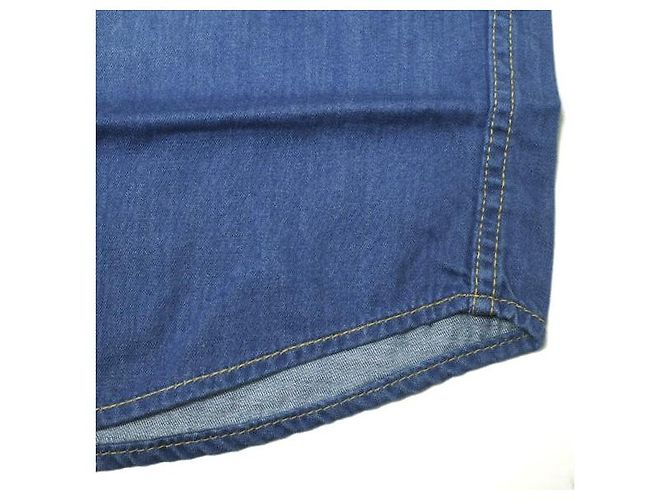 Autre Marque Camisa de denim e JEANS Azul - vista 7