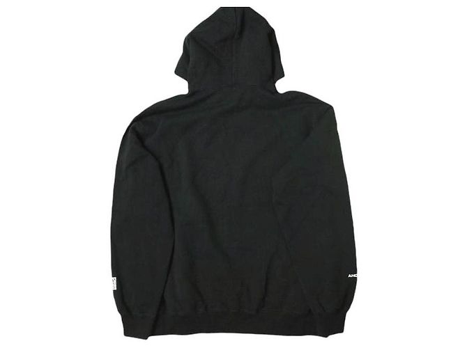 Autre Marque N.HOOLYWOOD ANCHOR INC. HOODIE sudadera con capucha cepillada Negro - vista 2