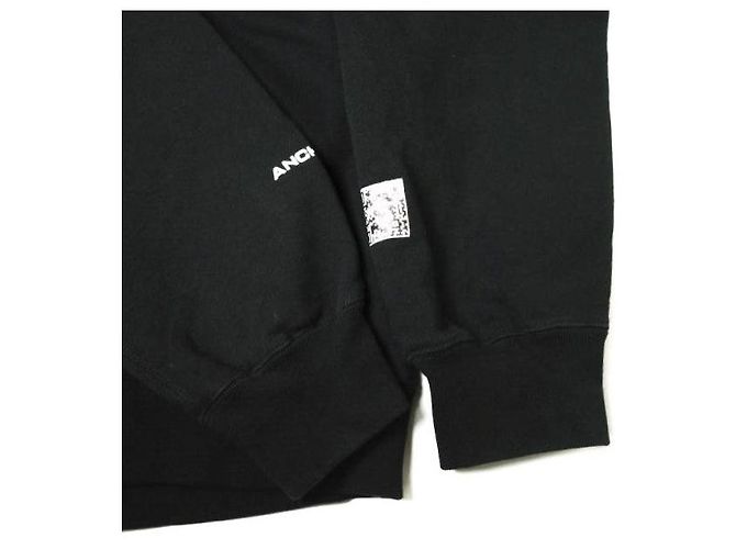 Autre Marque N.HOOLYWOOD ANCHOR INC. HOODIE sudadera con capucha cepillada Negro - vista 5