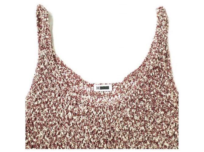 Autre Marque H BEAUTY&YOUTH TOP DE PUNTO DE COIL EN ALGODÓN POLIÉSTER Roja - vista 5