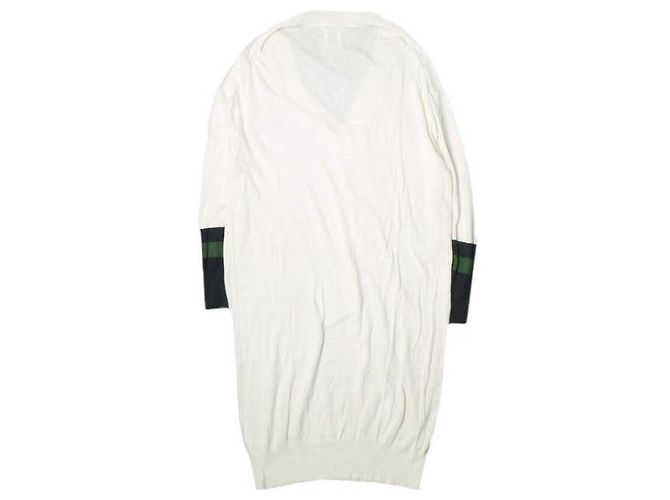 Autre Marque Abito lungo in maglia OKIRAKU Bianco Bianco sporco - vista 2