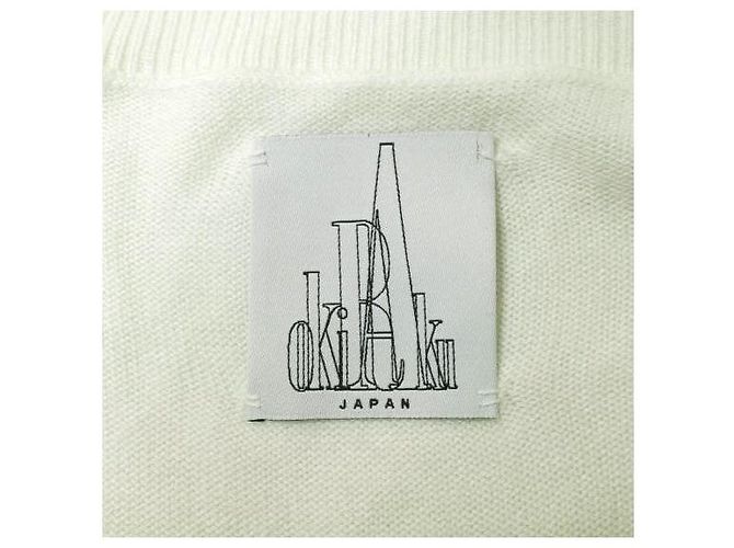 Autre Marque Abito lungo in maglia OKIRAKU Bianco Bianco sporco - vista 4