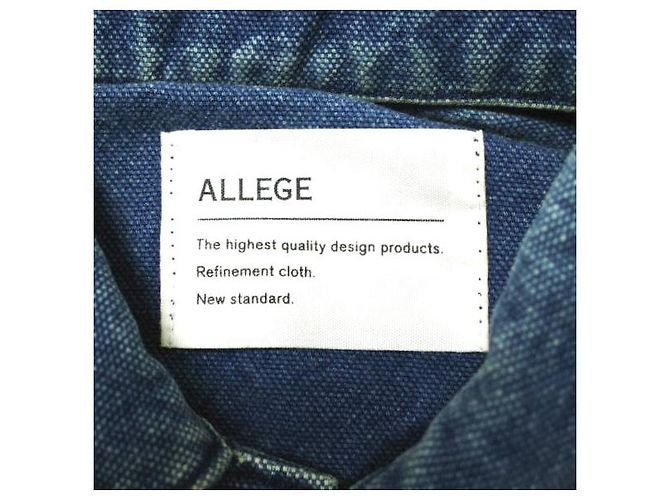 Autre Marque Chaqueta de denim ALLEGE 3ª Azul - vista 3
