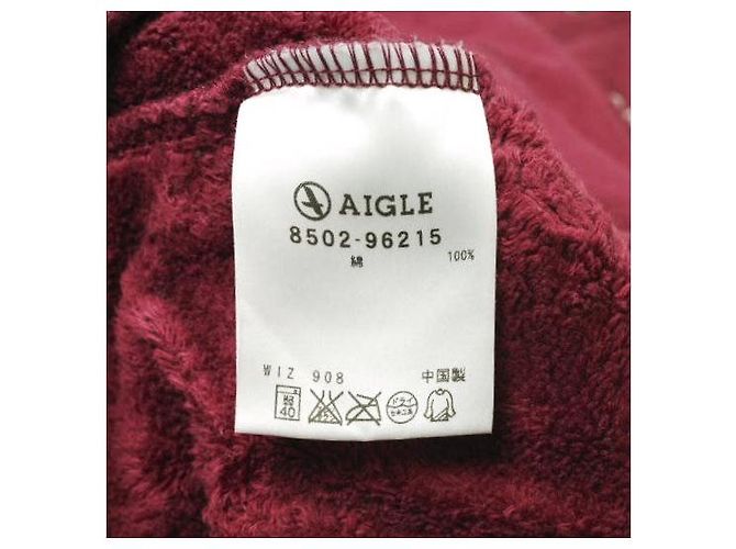 Autre Marque Sudadera de forro polar AIGLE Castaño Burdeos - vista 7