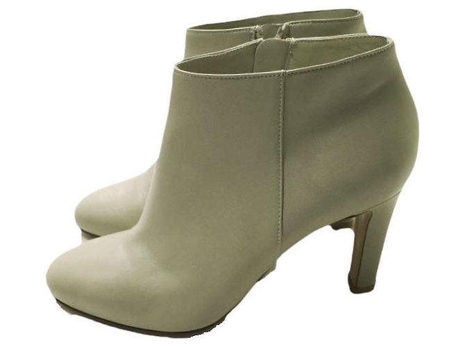 Autre Marque Botines de cuero nappa Gianvito Rossi Beige - vista 2