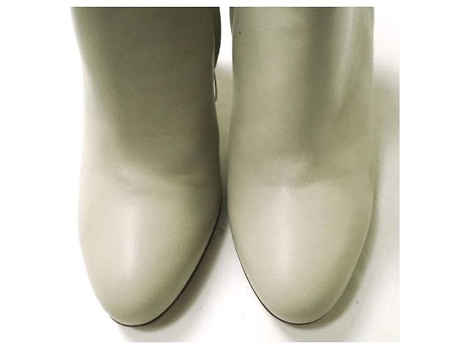 Autre Marque Botines de cuero nappa Gianvito Rossi Beige - vista 5