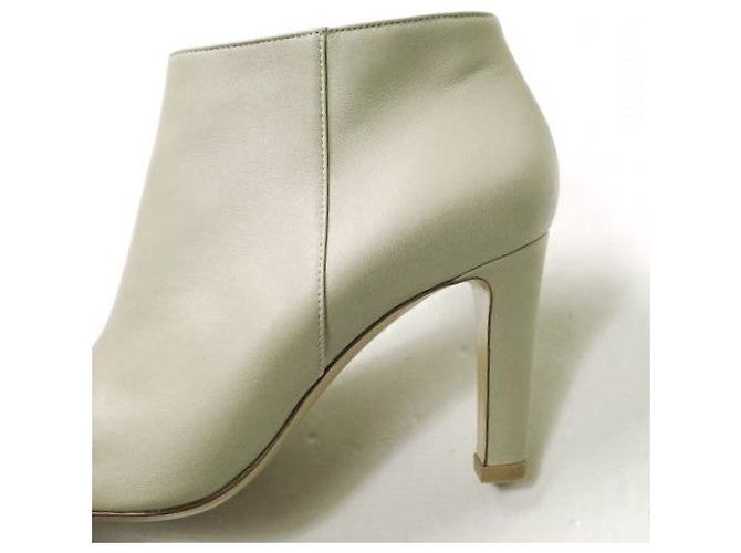 Autre Marque Botines de cuero nappa Gianvito Rossi Beige - vista 7