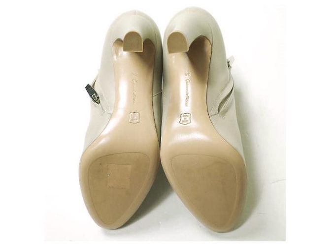 Autre Marque Botines de cuero nappa Gianvito Rossi Beige - vista 9