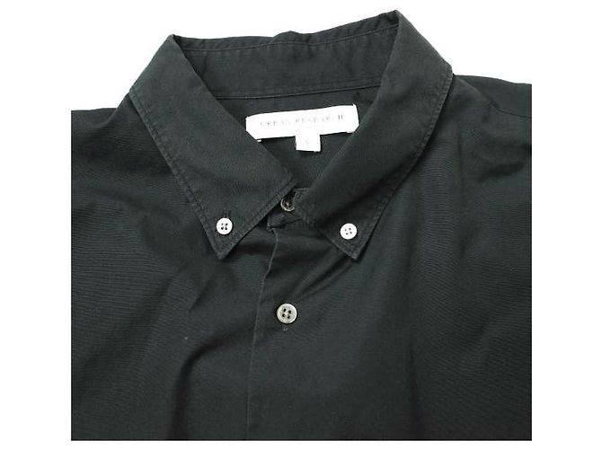 Autre Marque URBAN RESEARCH Camisa de botón de algodón oversized Negro - vista 4