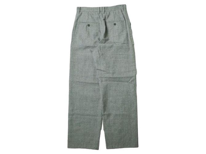 Autre Marque Calças de lã com bolso frontal MATSUFUJI Marrom - vista 2
