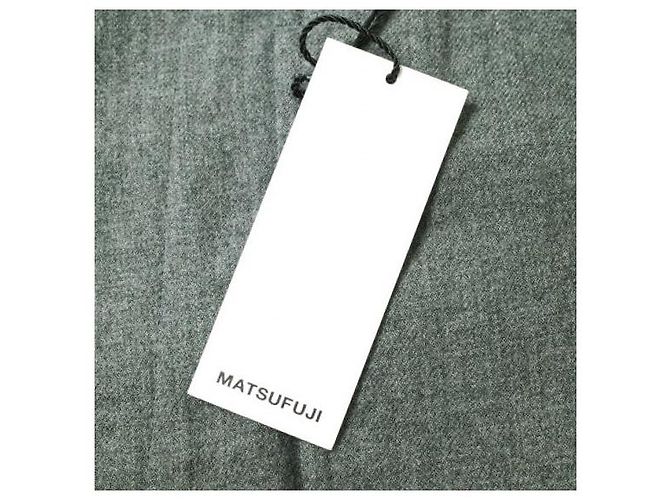 Autre Marque Calças de lã com bolso frontal MATSUFUJI Marrom - vista 4