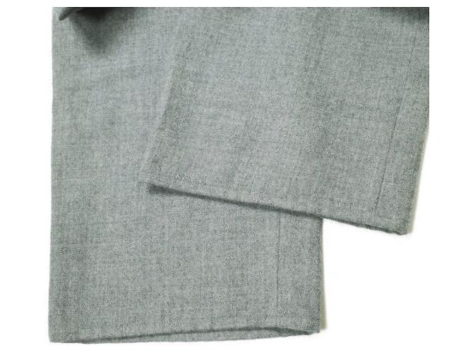 Autre Marque Calças de lã com bolso frontal MATSUFUJI Marrom - vista 8