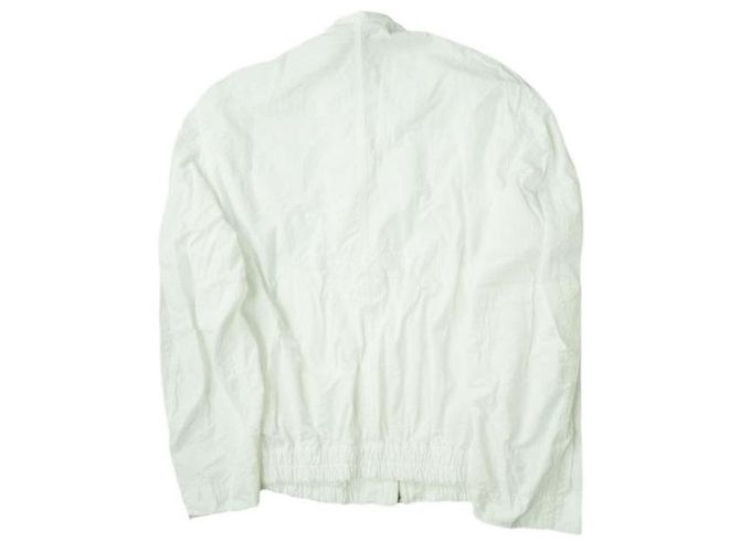 Autre Marque BAUMWOLLJACKE GUN J-2 MIT REISSVERSCHLUSS Weiß - Ansicht 2