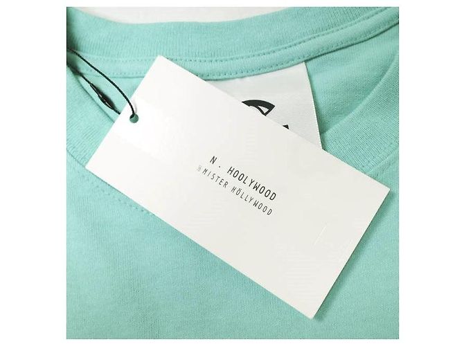 Autre Marque Camiseta de algodón N.HOOLYWOOD ANCHOR INC. Limited Verde - vista 3