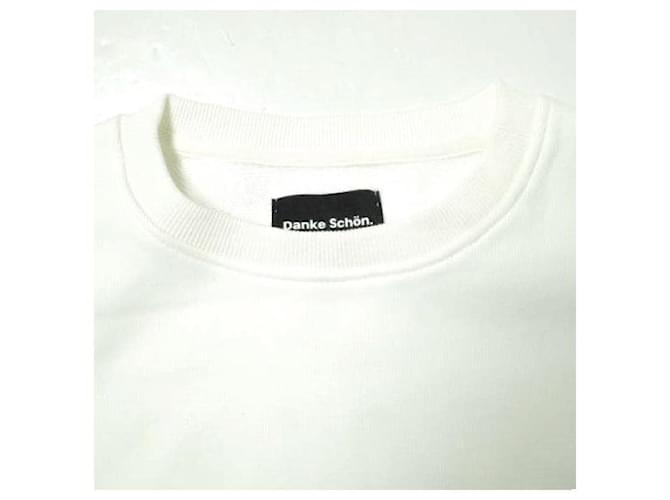 Autre Marque Sudadera de algodón A4 Danke Schon Blanco - vista 3