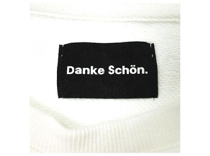 Autre Marque Sudadera de algodón A4 Danke Schon Blanco - vista 6