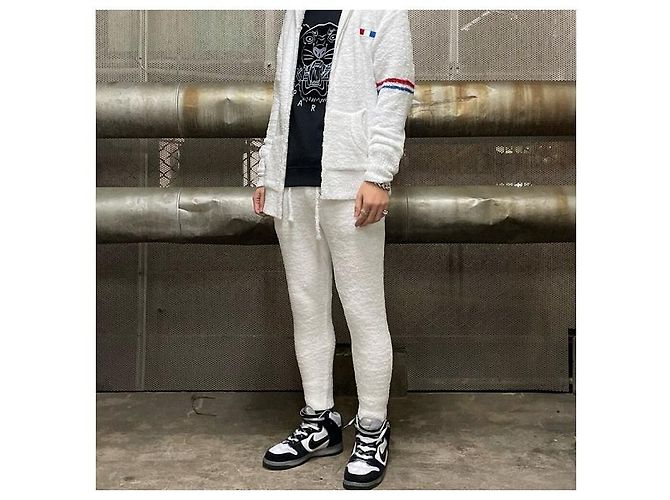Autre Marque Pantalones de punto Danke Schon Molle Blanco - vista 3