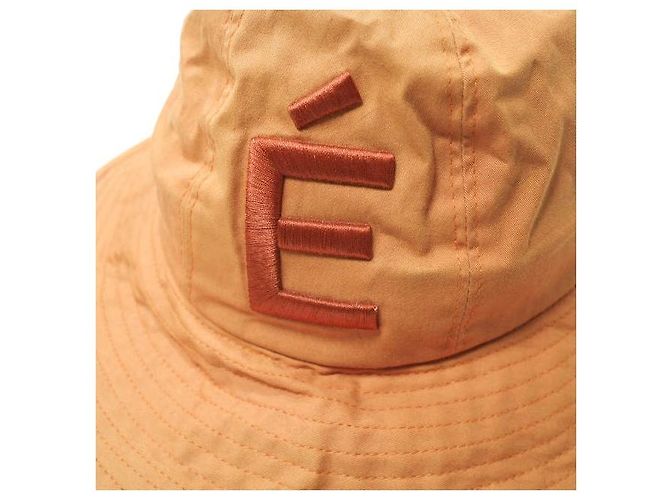 Autre Marque Cappello bucket in cotone twill con logo ricamato Etudes Studios Arancione - vista 4