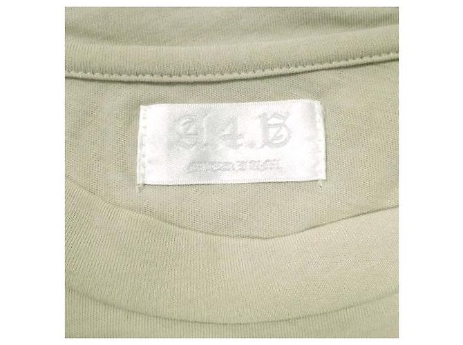 Autre Marque T-shirt a maniche corte in cotone mercerizzato A4A Beige - vista 3