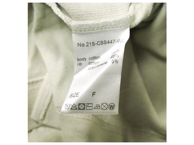 Autre Marque Camiseta de algodón WHITELAND 21S-CSS447-WL Beige - vista 9